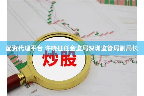 配资代理平台 许晓征任金监局深圳监管局副局长