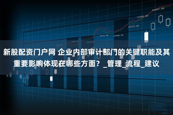 新股配资门户网 企业内部审计部门的关键职能及其重要影响体现在哪些方面？_管理_流程_建议