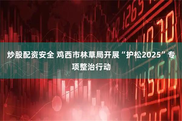 炒股配资安全 鸡西市林草局开展“护松2025”专项整治行动
